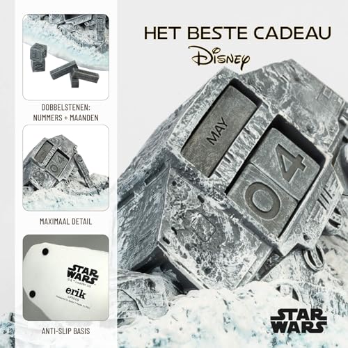 Grupo Erik Perpetual Kalender 3D Star Wars, Atat Derribado - Desktop Kalender - Bureaukalender - Home Office Dekoration - Afbeelding 4