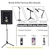 BXI Portable Vocal Booth, Large Foldable Microphone Isolation Shield, Music Recording Studio Sound Echo Absorbing Box, Desk & Stand Use Reflection Filter with Thickened Dense Acoustic Foam #3