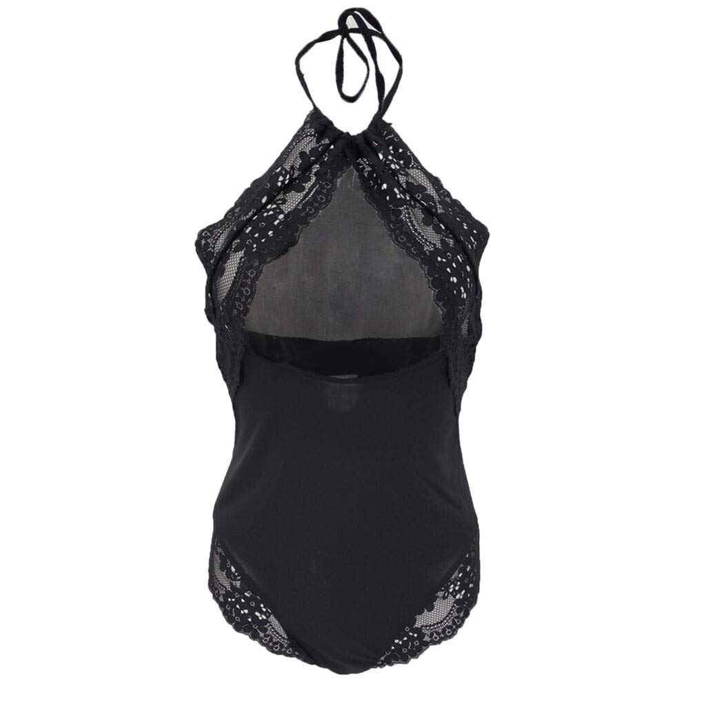 S-3XL Porno Sexy Lingerie Babydoll Chemise Transparent Sexy Costumes Hot Erotic Sexy Underwear Lenceria Mujer Erotic Dress (Color : Black, Size : S)