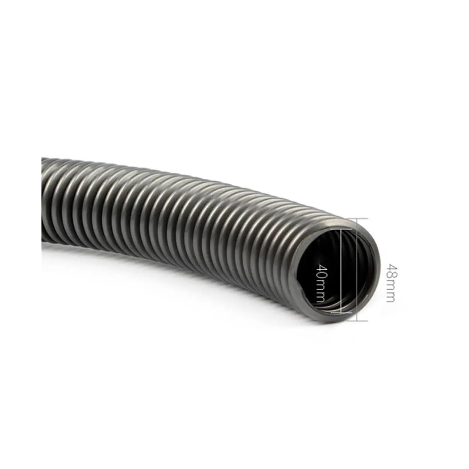 Tuyau d'aspirateur universel Tuyau flexible de dépoussiérage 2m gris 32mm