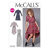 McCall's Patterns Miss Petite Shirtdresses with Drawstring Waist