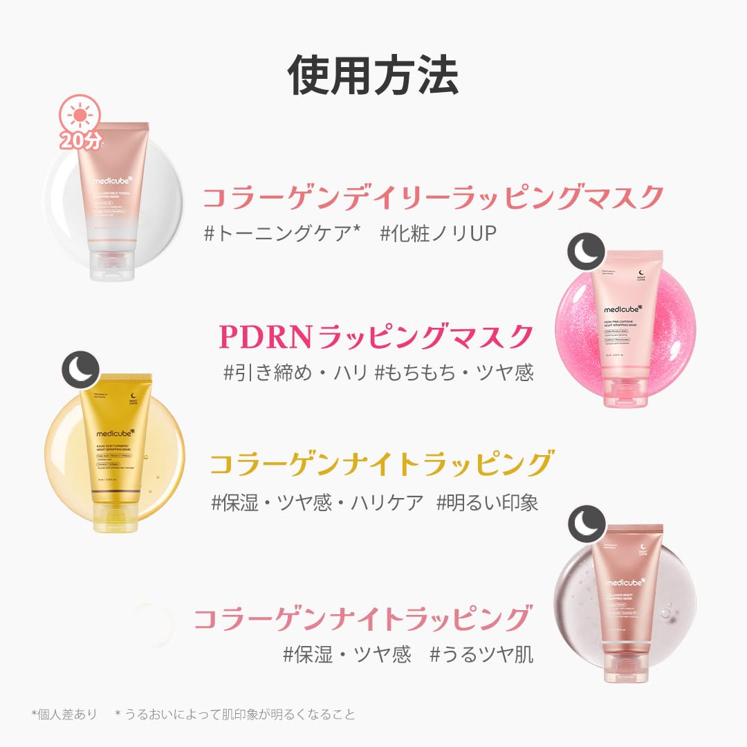 Amazon.co.jp: メディキューブ コラーゲンデイリーラッピングマスク