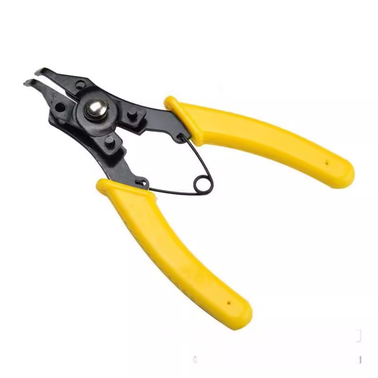 Woedpez Yellow 4 In 1 Circlip Pliers Set Snapping Rings Plier With Alloy Construction For Automotive And Mechanical Applications Ergonomic Handle Retaining Rings Tool Circlip Pliers