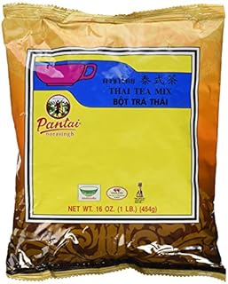 Thai Iced Tea Mix, Traditional Restaurant Style, 16 oz. (Pack of 2)