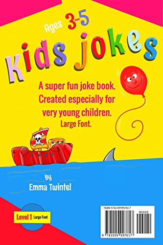 image for Majosta Kids Jokes ages 3-5: Especially created for kindergarten and b