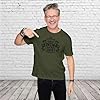 50th Birthday Gift for Men - Vintage Mens T Shirt Born 1976 Aged to Perfection - 1976 Birthday Gifts for Men Military Green Size XL #1