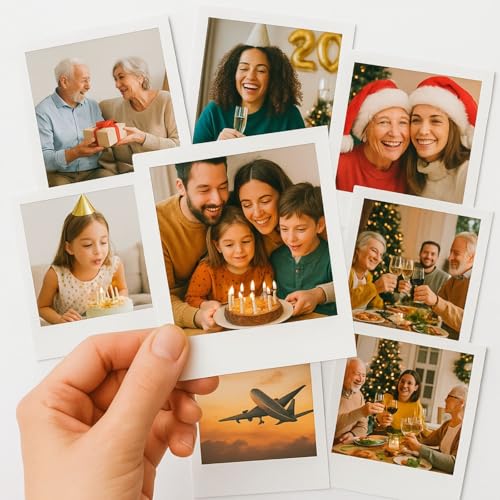 Image of Brandian | Pack of 10 | Personalised Mini Photo Prints for Scrapbook, Decor & Gifting | 4x3 Inch | Wall Art