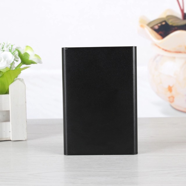 Aluminium Gehäuse 80x50x20mm - Elektronik Projektbox Schwarz