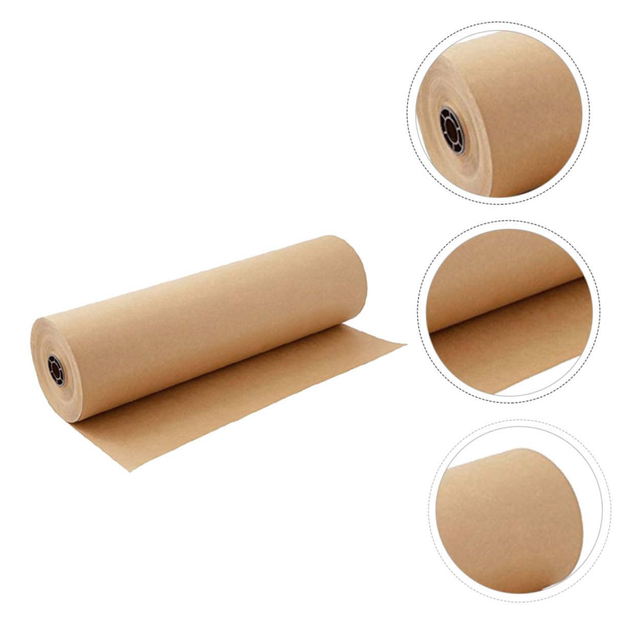 Papier Kraft en Rouleau 2 Pièces pour Emballage de Boîte et Expédition