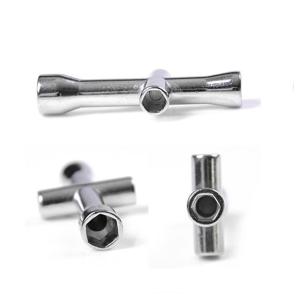 Ieron Lot De 4 Mini Clés à Douille En Croix M2 M2.5 M3 M4 - Outil Entretien RC Voiture, Camion, Buggy