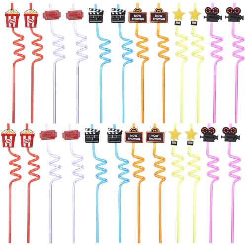 Pack de 24 pitillos reutilizables para fiesta temática miniatura 1
