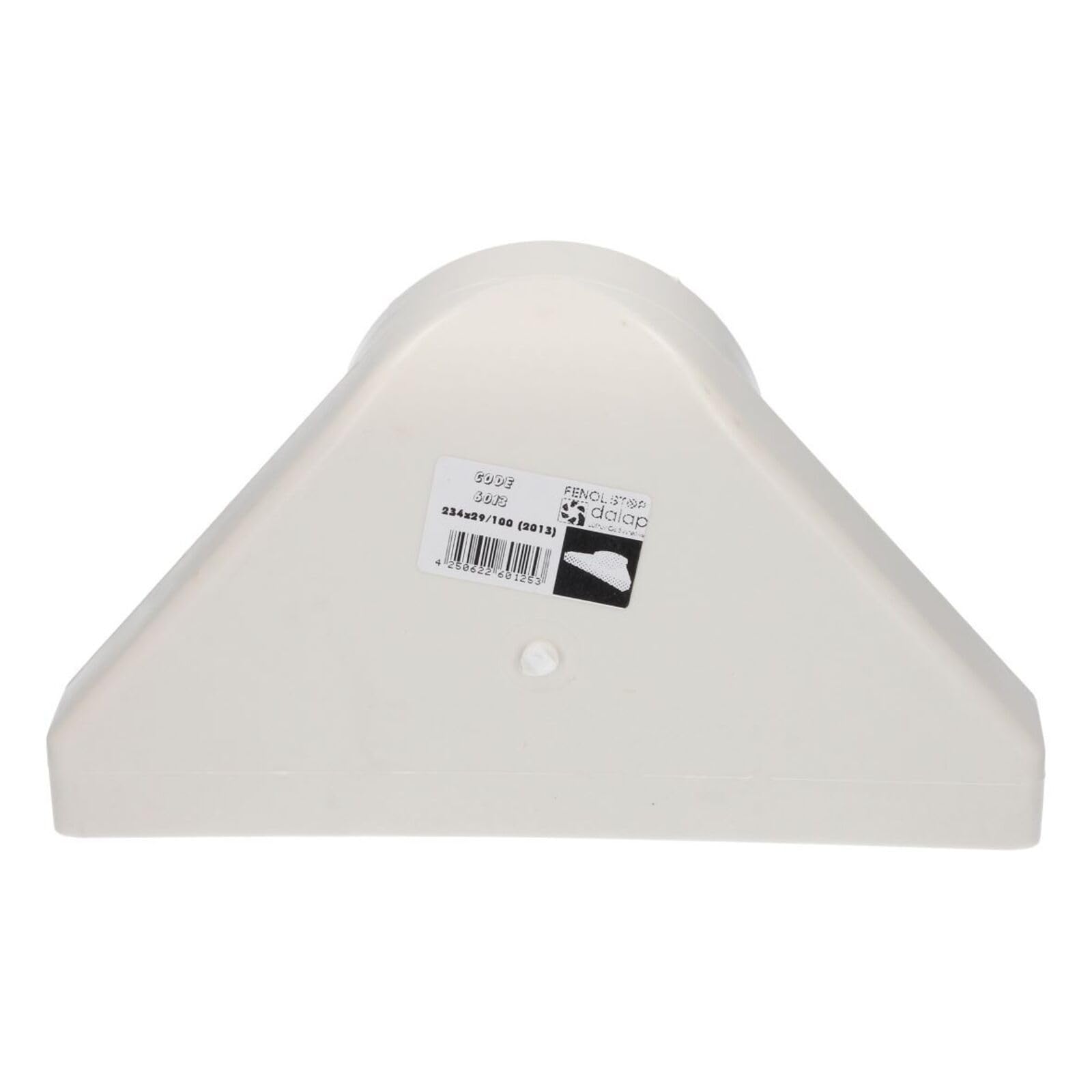 LUTH Premium Profi Parts Umlenkstück 100er Ultraflach 90° Rundrohr 100mmø Auf Flachkanalmuffe Zu 234x29mm für Belüftungtechnik