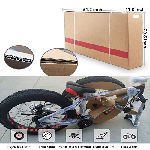 GJZM Mountainbike 20-Zoll-Mountainbikes, 30-Gang-Overdrive-Fat-Tire-Fahrrad, Hardtail-Mountainbike mit Aluminiumrahmen für Jungen mit Vorderradaufhängung, blau, Speiche – Bild 7