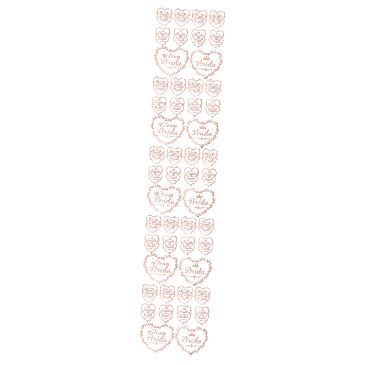 Healvian 200piezas Pegatinas Tatuajes Temporales Para Novias y Damas De Honor Decoraciones De Bodas y Fiestas Diseño Creativo De Boda Divertidos