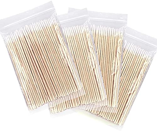 Wattestäbchen Doppelspitze Für Make-up – 200 Stück, Mit Papiergriff