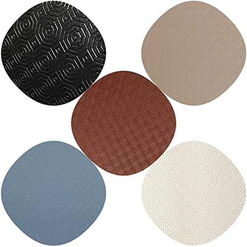 Table Protector ROUND Heat Resistant Felt Cream Grey Beige Brown HEAT RESISTANT (Black, 115.cm (45" inch) โ image 1