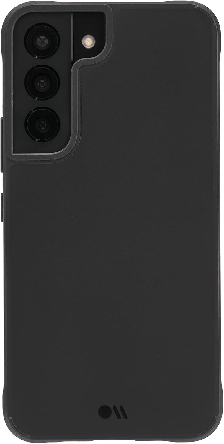 Case-Mate Samsung Galaxy S22 Case Black - 10ft Drop Protection with Wireless Charging - Tough Series Cover for Samsung S22 - Anti Scratch Technology with Shock Absorbing Materials, Lightweight