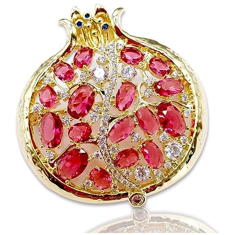 Brooch Pins for Women Fashion Flower Brooches for Women Brooches for Women Fashion Large Gold Brooch (Gold) Cover
