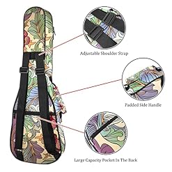 Housse pour ukulélé vintage ethnique bohème avec rembourrage en éponge de 10 mm d’épaisseur 53,3 cm avec sangles… - Les Beatles, Paul McCartney, John Lennon, RIngo Starr, George Harrison Housse pour ukulélé vintage ethnique bohème avec rembourrage en éponge de 10 mm d'épaisseur 53,3 cm avec sangles… – Image 3