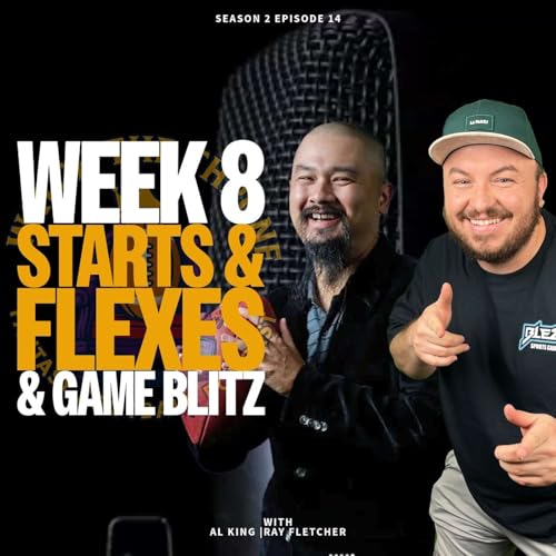 Page de couverture de Week 8 Fantasy Football: Start/Sit, Trades, Flex Plays & Game Blitz