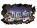 3D Wandtattoo New York Skyline Stadt Wandbild Wandsticker selbstklebend Wandmotiv Wohnzimmer Wand Aufkleber 11E610, Wandbild Größe E:ca. 168cmx98cm