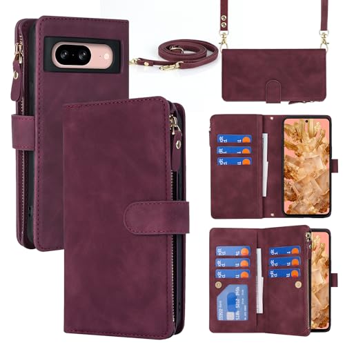 Pelanty for Pixel 8 ��|���P�[�X�蒠�^ �g�уJ�o�[ ���|���΂߂��� �V�����_�[ ������v+TPU �}�O�l�b�g ���z�^�J�o�[ IC�J�[�h ���D���ꏬ�K�����e�� ���[�|�P�b�g �X�^���h�@�\ �O�[�O�� �s�N�Z��8 6.2�C���` �X�g���b�v�t