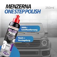 Menzerna Autopolitur Set | Heavy Cut Compound 1000 + Medium Cut Politur 2000 + One Step Polish 3in1 Lackversiegelung + 3 Poliertücher | Auto Polierset – Ansicht 5