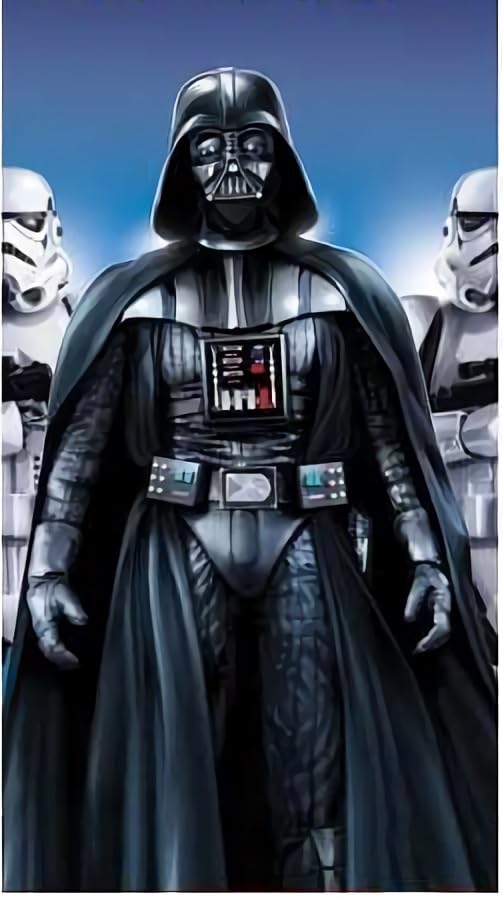 Aymax Strandtuch für Badezimmer, Darth Vader, Star Wars 140 x 70 cm, Fast-Dry