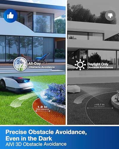 Image of ECOVACS Goat O1000 RTK Care Kit Robotic Lawn Mower with RTK Precision Navigation, No Perimeter Wire, Smart App Control, Auto Mapping, Multi-Zone Management - Includes 36 Extra Blades