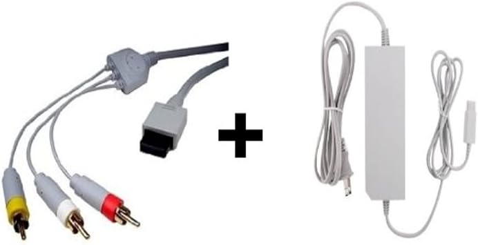 Wii AV Cable and Wii Power Supply