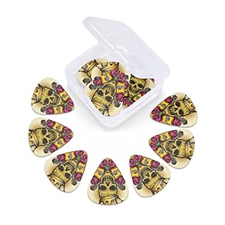 Lot de 12 médiators pour guitare électrique, basse, acoustique, cadeau avec boîte - Les Beatles, Paul McCartney, John Lennon, RIngo Starr, George Harrison Lot de 12 médiators pour guitare électrique, basse, acoustique, cadeau avec boîte – Image 3