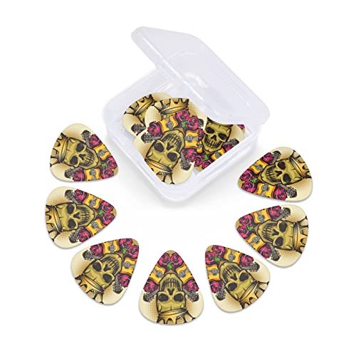 Lot de 12 médiators pour guitare électrique, basse, acoustique, cadeau avec boîte - Les Beatles, Paul McCartney, John Lennon, RIngo Starr, George Harrison Lot de 12 médiators pour guitare électrique, basse, acoustique, cadeau avec boîte – Image 4