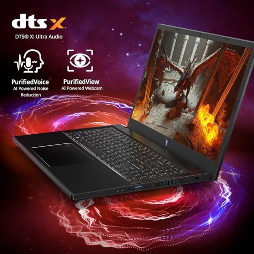 Acer Nitro V 15 ANV15-51-5673 Notebook Gaming, Processore Intel Core i5-13420H, Ram 16 GB DDR5, 512 GB SSD, Display 15.6" FHD IPS 144 Hz LED LCD, NVIDIA GeForce RTX 4050 6 GB, Windows 11 Home - Notebook - Immagine 9