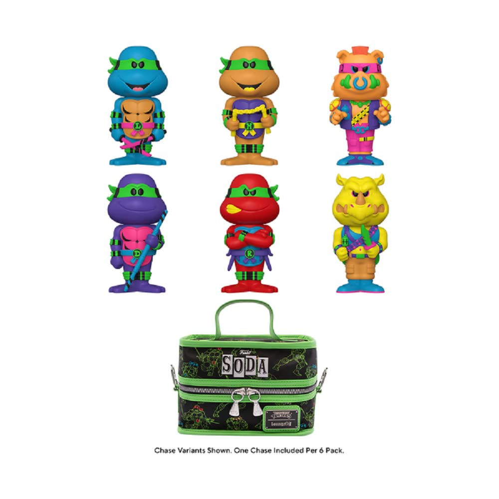 激レアFUNKO SODA  タートルズ　ブラックライト　6点セット限定版 Amazon.com: Funko Teenage Mutant Ninja Turtles 6 Pack of