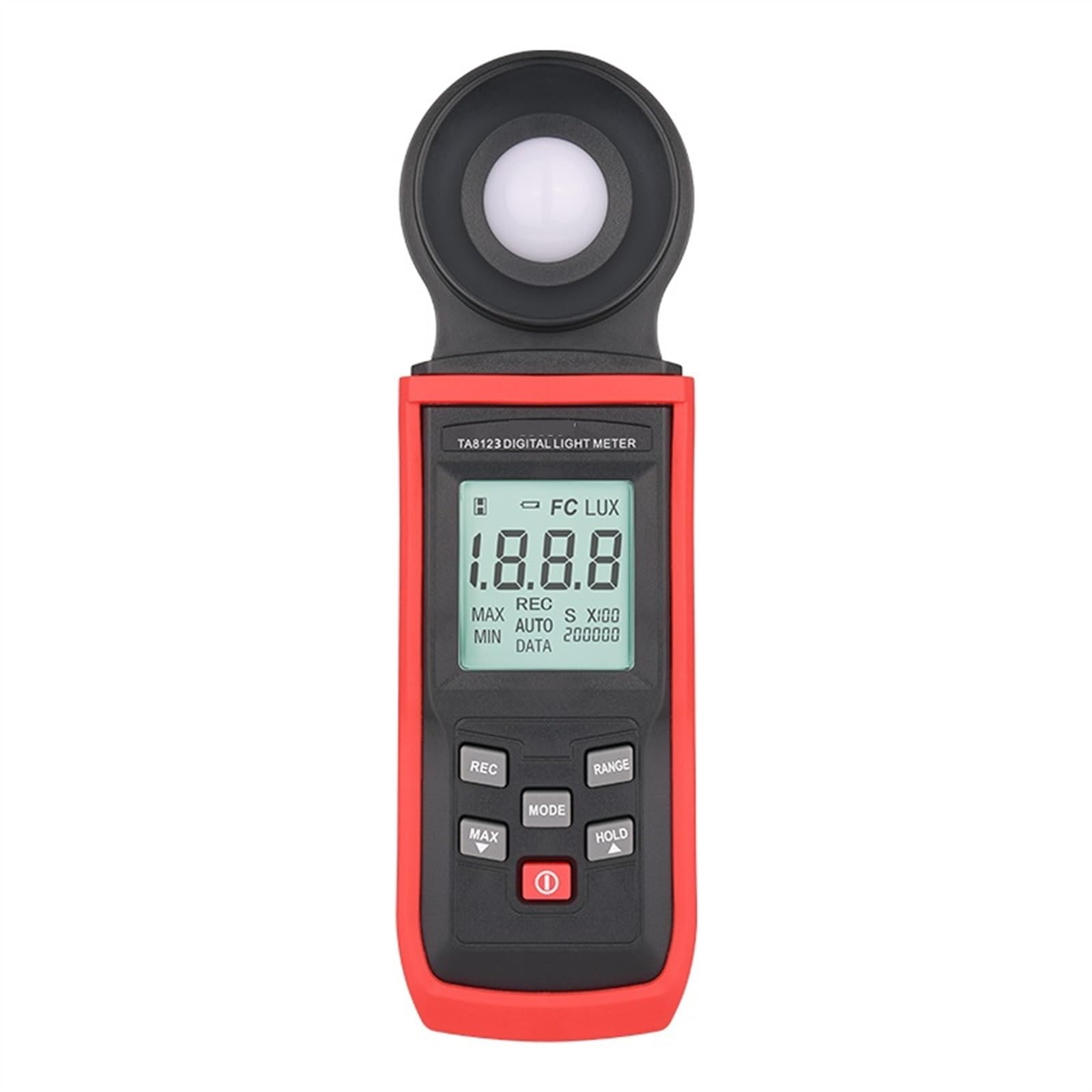 Fotómetro TA8123 Fotómetro Lux/FC Fotómetro Luxómetro Digital Iluminómetro Integrado