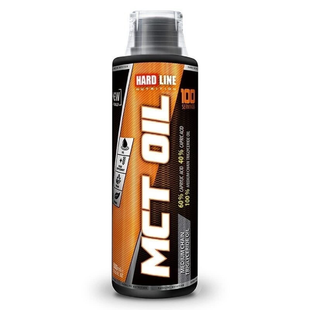 hard line nutrition Hardline Nutrition MCT OIL 500 ml 1 Paket(1 x 1 Adet)