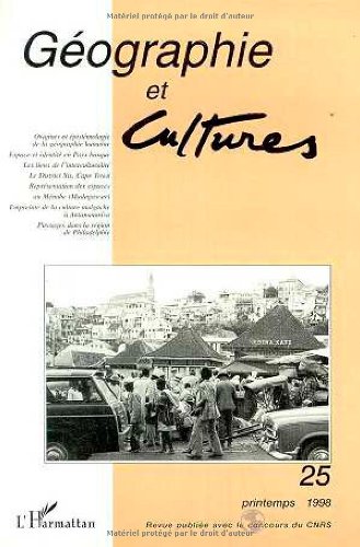 Géographie et cultures, numéro 25