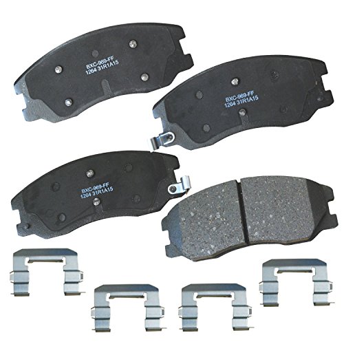 Image of Bendix Premium SBC1264 Ceramic Front Brake Pads for Chevrolet Captiva Sport 2015-2008, Equinox 2009-2007, Pontiac Torrent 2009-2007, Saturn Vue 2010-2008, Suzuki XL-7 2009-2007