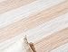 Unique Loom Chindi Rag Collection Area Rug - Striped (8'x 10' Rectangle, Beige/ Ivory)