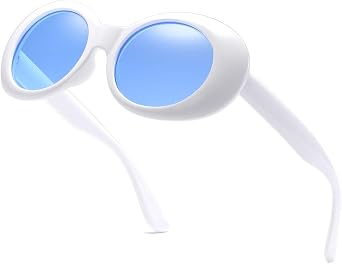 Clout Goggles Oval Mod Retro Vintage Sunglasses Kurt Cobain Round Sun Glaases