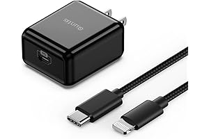 Quntis iPhone Fast Charger, 20W PD QC3.0 USB C Charger Block with...