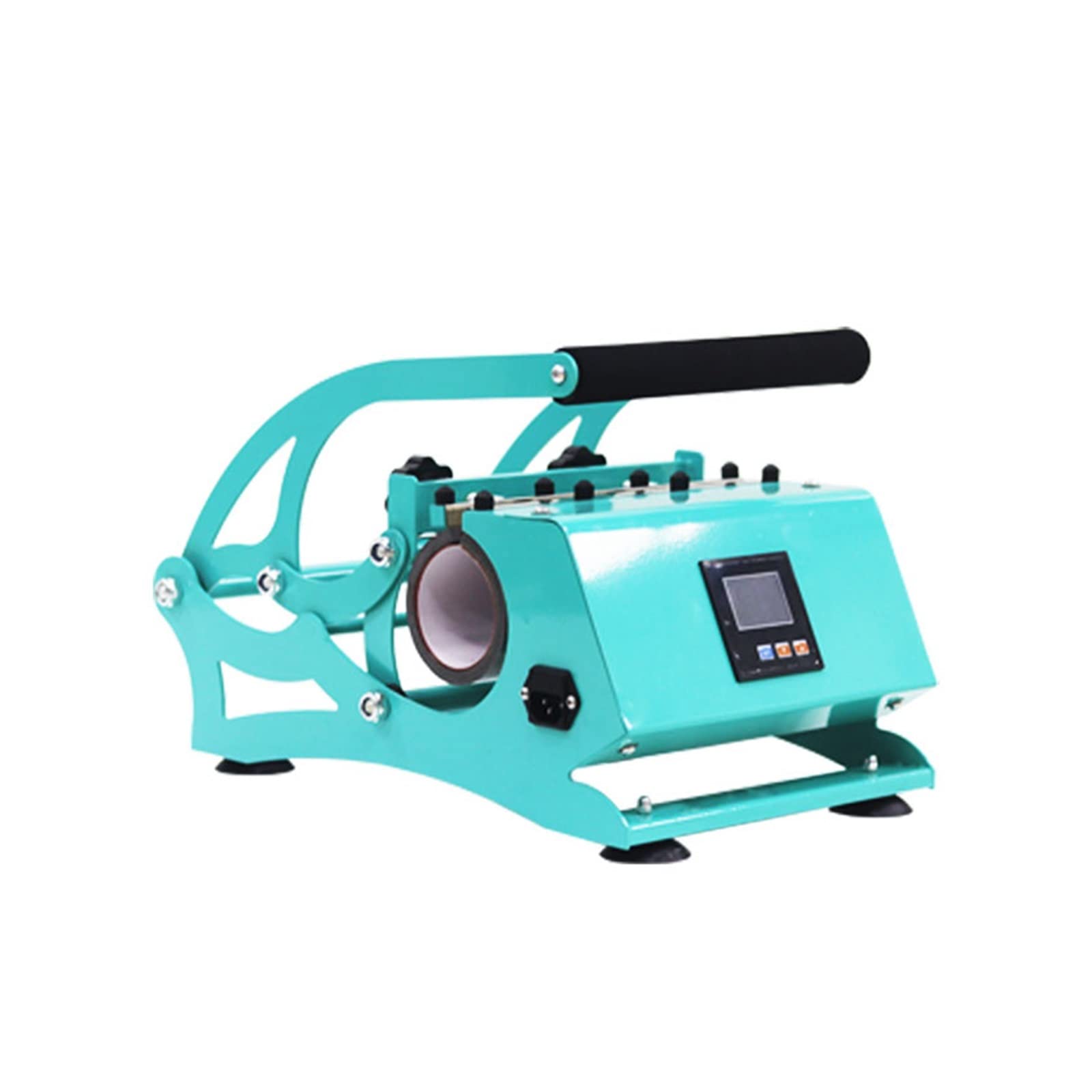 JVDDI Cup Heat Press Machine Compact & Lightweight Multifunction T-Shirt Sublimation Transfer Printer(Light Blue)