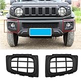 Fit for Suzuki Jimny 2Door 4Door 2019 2020 2021 2022 2023 2024 ABS Auto Front Fog Light Cover Lamp Protector Guards Cover Decorative Trim Car Retrofit Exterior Accessories
