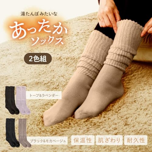 グローバル・ジャパン 湯たんぽみたいなあったかソックス2枚組 GJ_SOCKS の商品画像 1