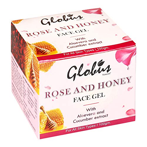 Globus Naturals Rose and Honey Face Gel, 100 g