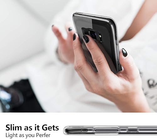 Miniatura 2 de Galaxy S8 Active Case Clear,Slim Thin Soft Skin Silicone Flexible TPU Gel Rubber Lightweight Shockproof Anti-Scratch Protective Cases Cover for