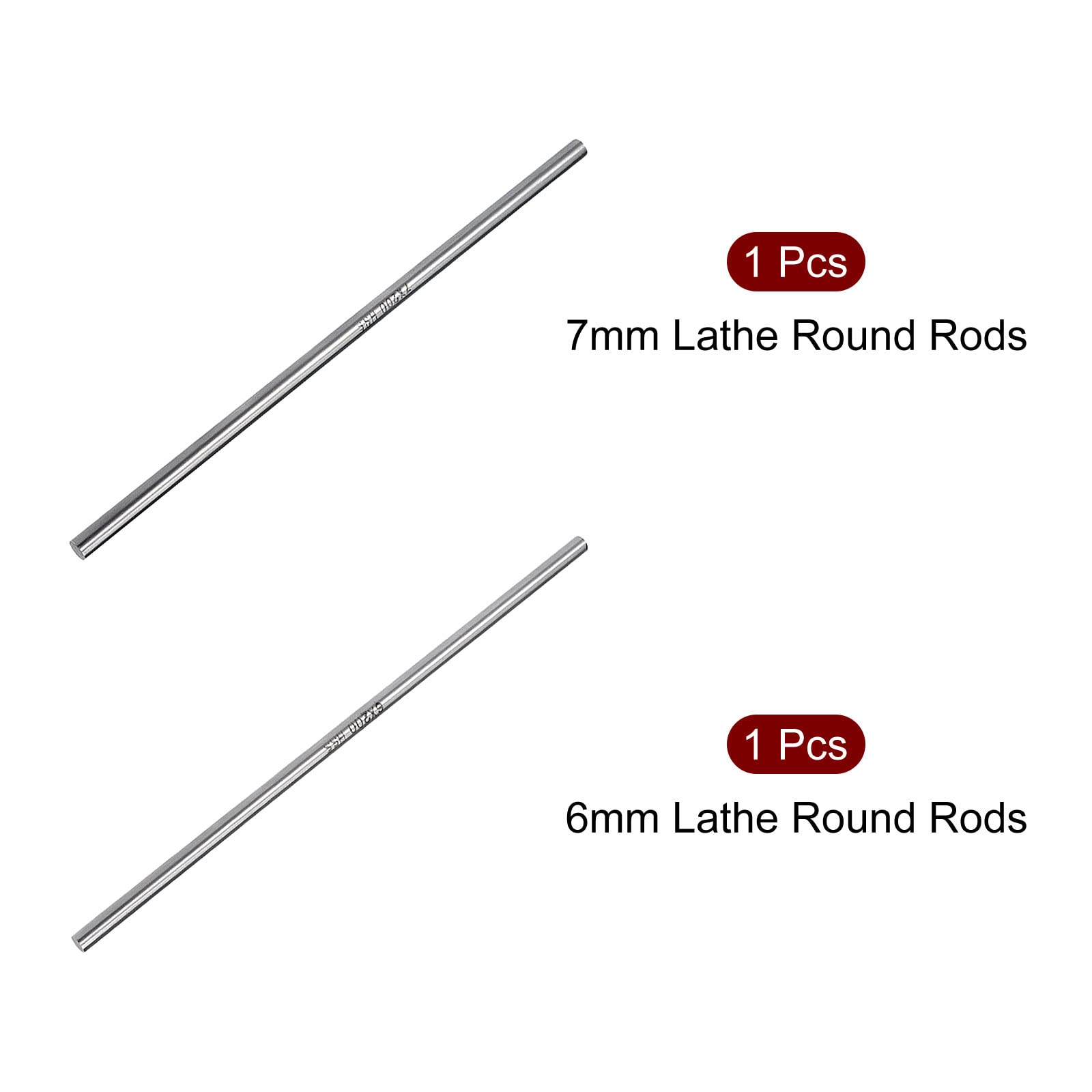 6 Aste Tonde In Acciaio HSS 2,2x100 Mm – Alta Velocità, HRC 61-63 Per Tornitura E Fresatura Di Precisione