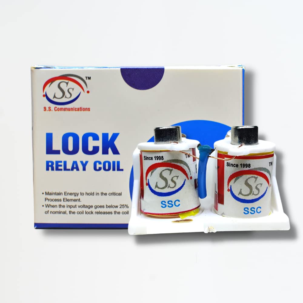 SSC Coil for ALBA, CP Plus, Hawk Vision, LINC Plus and Secureye Electronic Door Locks, Universal Rim Lock Coil Door Lock Parts White