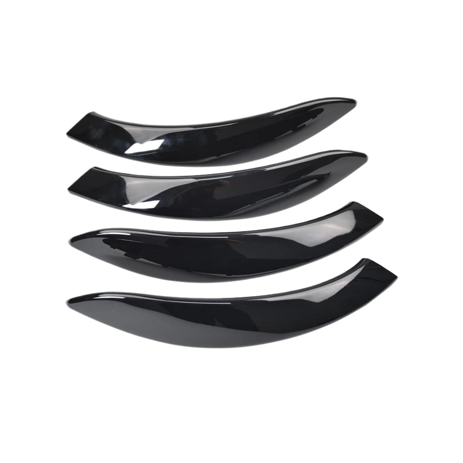 HIVZIVCCIK Interior Door Handle for F30 for F31 2013-2017 for GT for F34 2014-2017 Carbon Fiber Interior Door Pull Handle with Outer Cover Trim Interior Grab Handle(Piano Black)