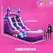 Inflatable Water Slide for Kids & Toddlers with Inflatable Pool, Backyard, Park or Commercial Use, Outdoor Water Play, Includes Blower Stakes, Splash Pool & Storage Bag, Large 21' x 9' x 12'